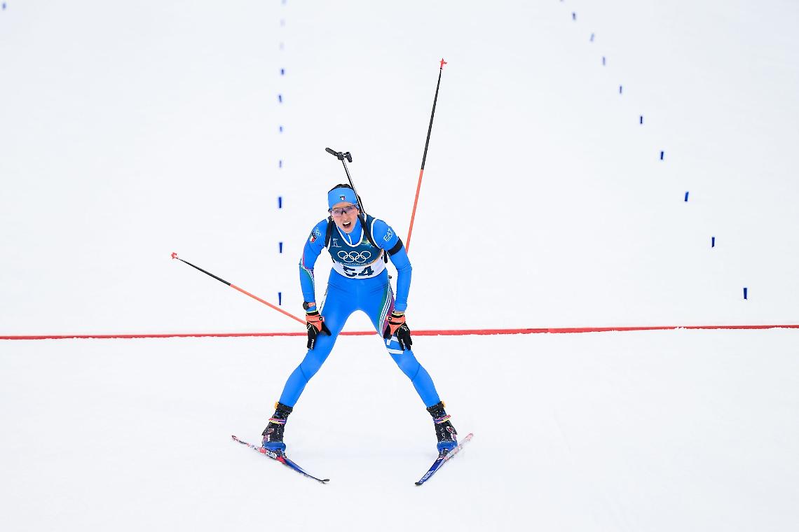 Biathlon: Vittozzi &egrave; medaglia d'oro nell'inseguimento donne 