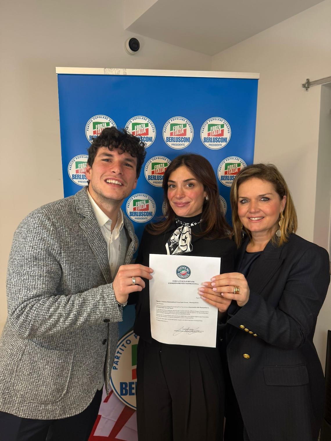 Forza Italia Giovani, 4 nuove nomine nelle Municipalit&agrave; di Napoli