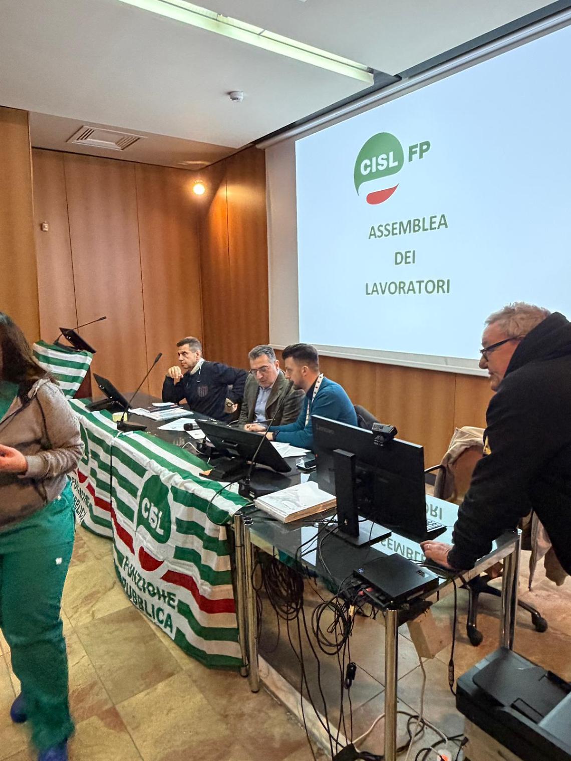 Assemblea dei lavoratori Cisl Fp 