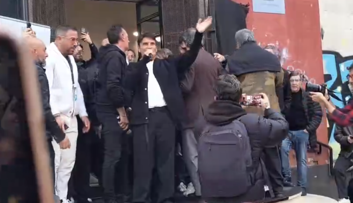 Sal Da Vinci accolto dalla citt&agrave; in festa