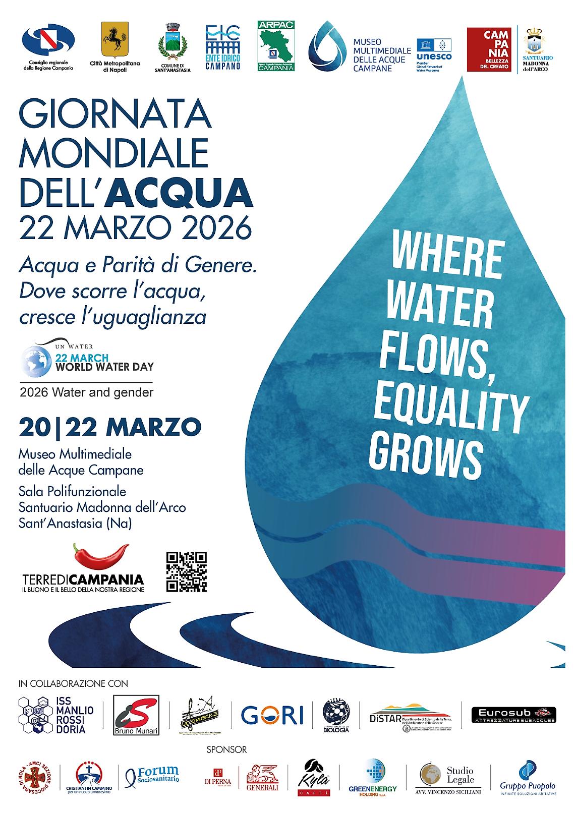 World Water Day, Terre di Campania celebra l&rsquo;acqua 