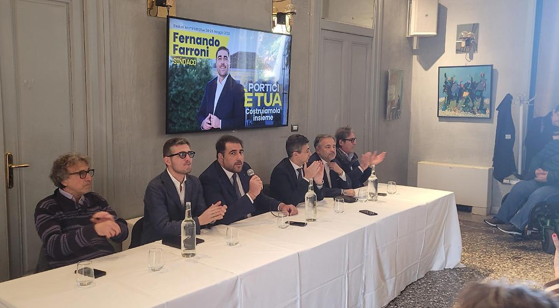 Farroni ufficializza la candidatura a sindaco: nasce la coalizione progressista