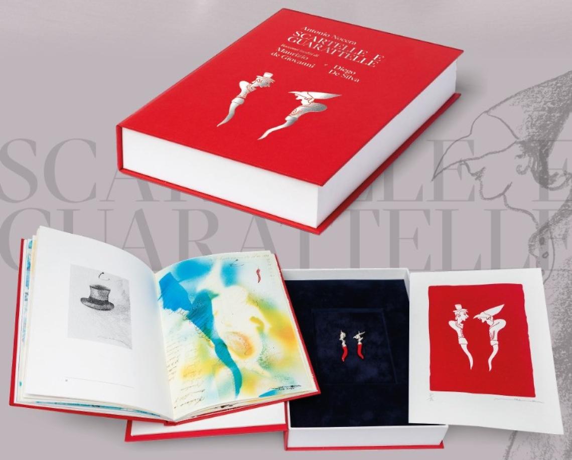 Scartelle e Guarattelle, il nuovo libro d&rsquo;artista di Antonio Nocera con i racconti inediti di Maurizio de Giovanni e Diego De Silva 