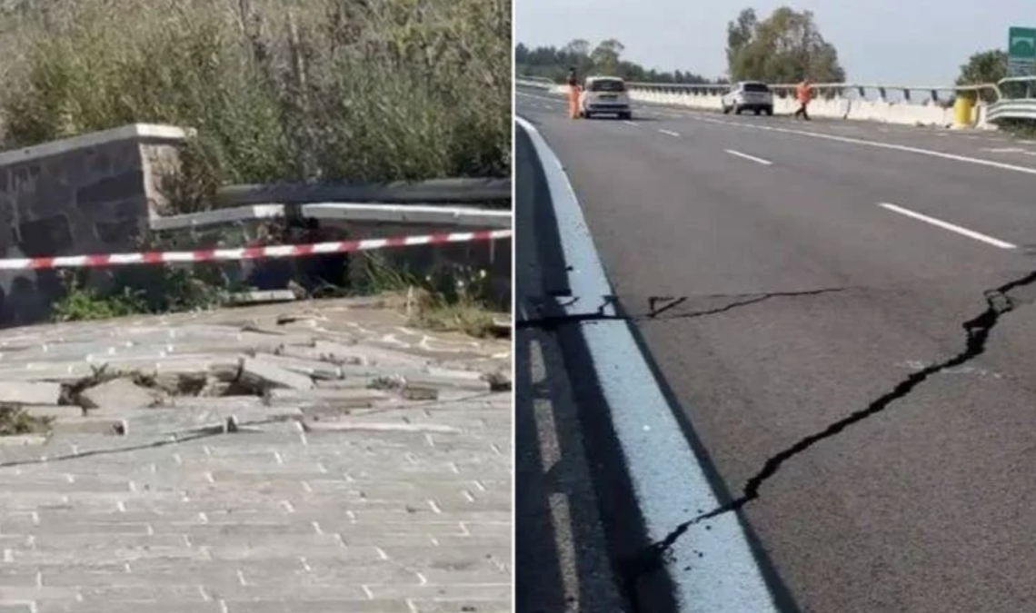 Frana a Petacciato, Italia divisa in due: chiuso un tratto dell'A14, caos su linea ferroviaria