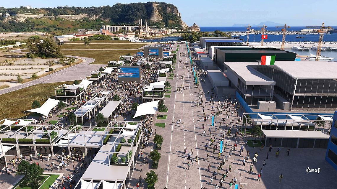 America's Cup, Sport e Salute presenta i render: ecco come sar&agrave; Bagnoli