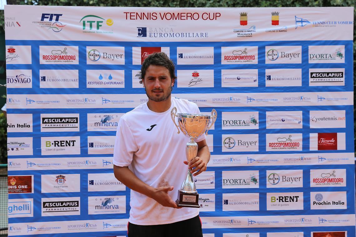 Tennis, Vomero Cup: Giorgini <br> ha vinto il torneo internazionale Itf