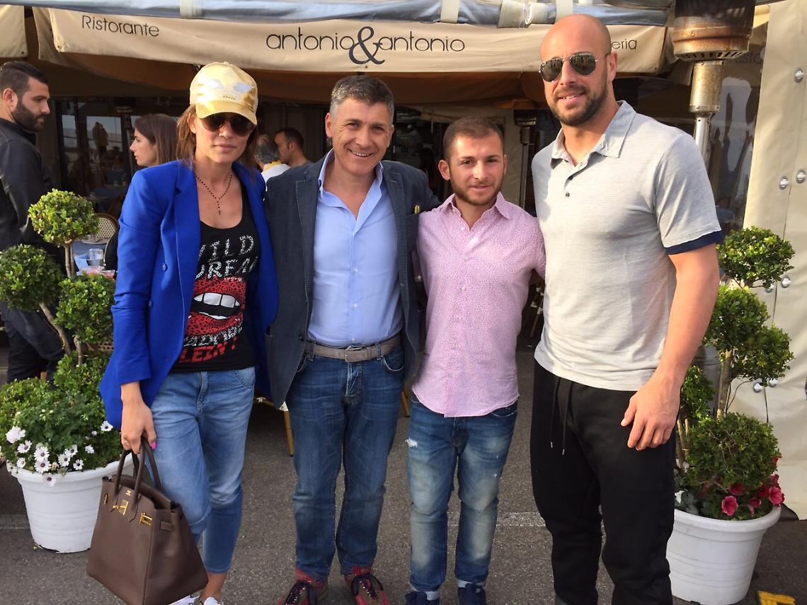 Pepe Reina sul Lungomare