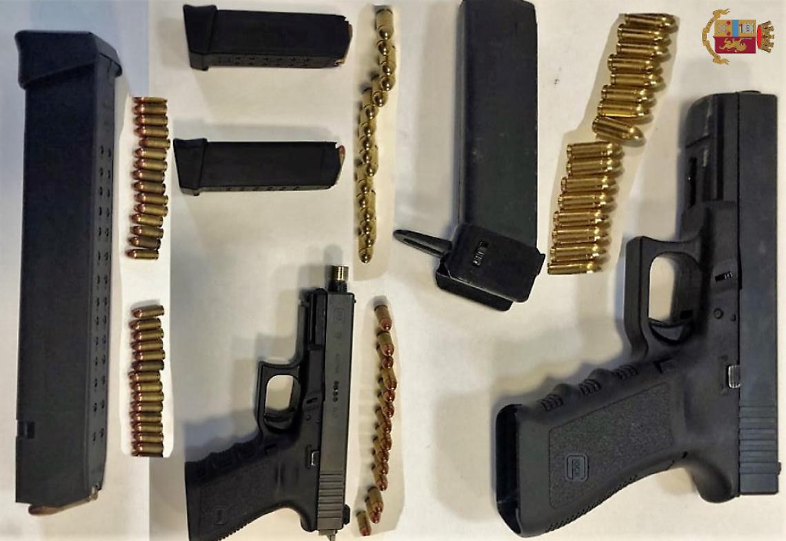 Armi e munizioni nascoste in muro, sequestro a Pianura