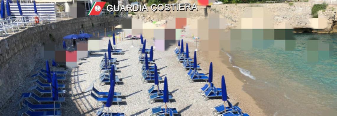 Sequestrato lido abusivo a Massa Lubrense