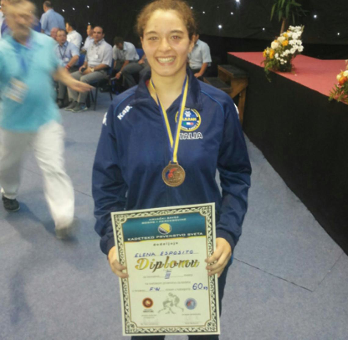 Lotta Libera, Esposito: «Bronzo <br> ai Mondiali cadetti? Posso migliorare»