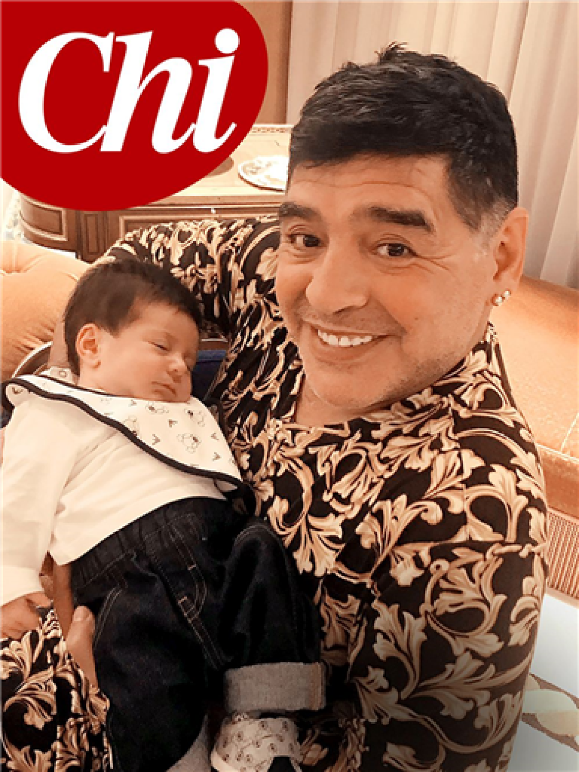 Nonno Diego presenta il nipotino napoletano