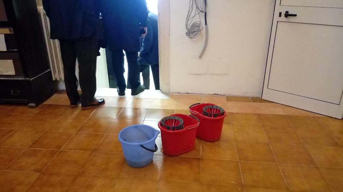 Conservatorio, Borrelli: sopralluogo tra secchi e perdite d’acqua