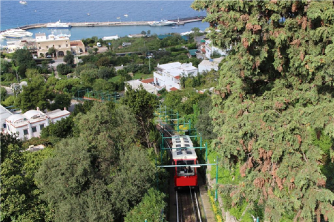 Stop funicolare di Capri per lavori di manutenzione