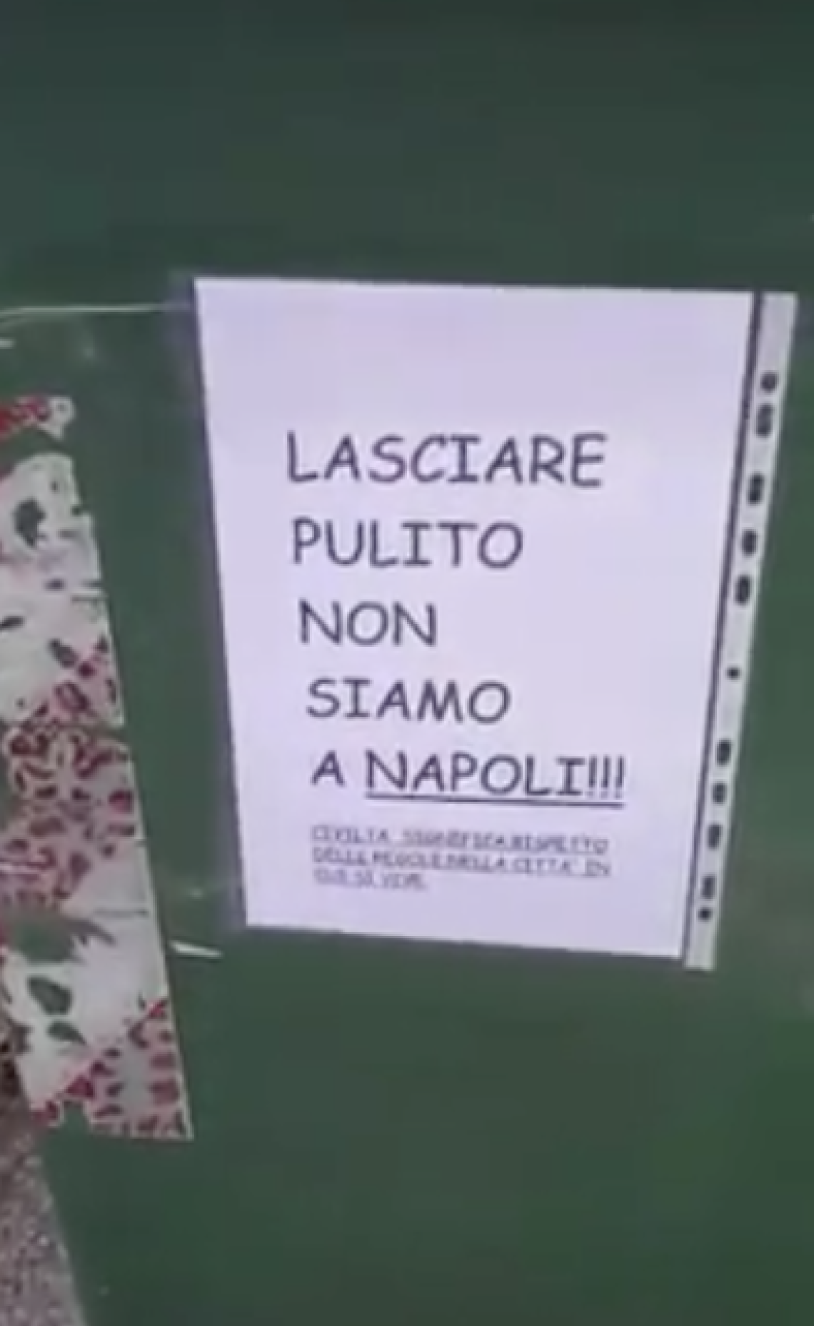 Pordenone: cartello denigra napoletani, scatta la polemica 