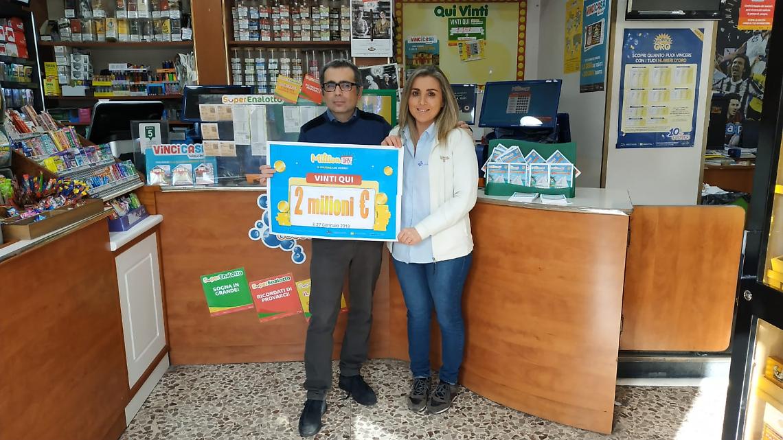 MillionDay, due vincite da un milione di euro a Benevento