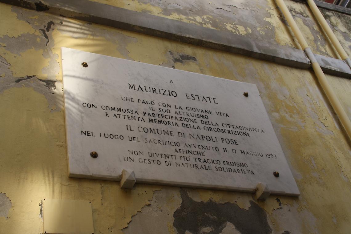 Premio per ricordare Maurizio Estate, vittima innocente di criminalità