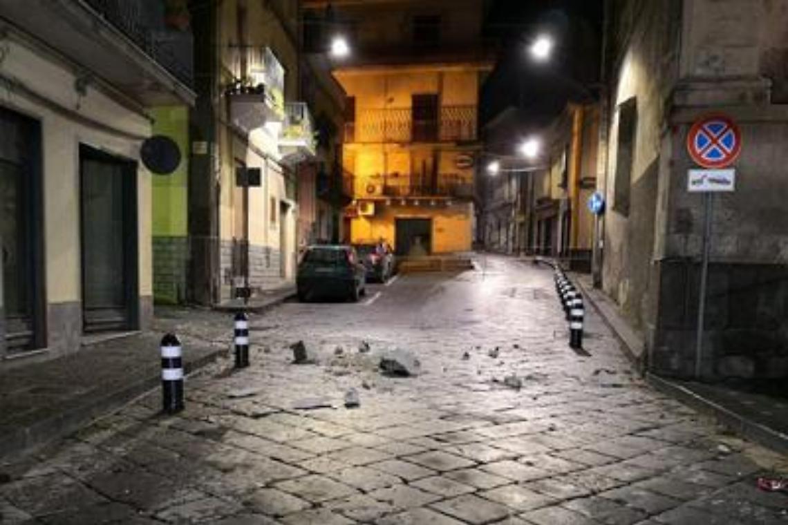 Scossa 4.8 nel Catanese