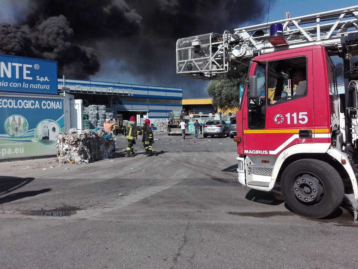 Incendio San Vitaliano, Bonavitacola: dati lasciano ben sperare