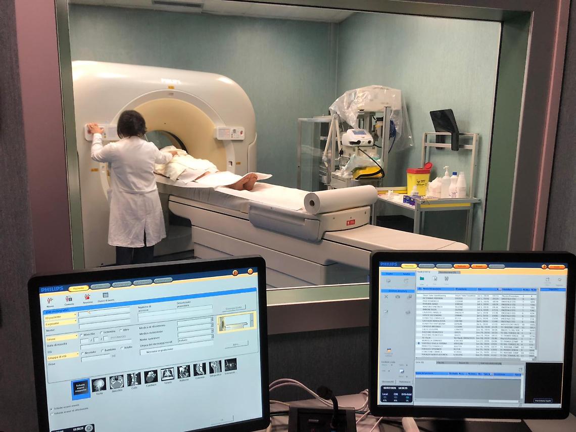 Tac dei record all'ospedale di Frattamaggiore