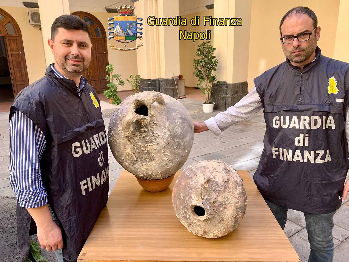Sequestrati preziosi reperti archeologici, indagato un imprenditore