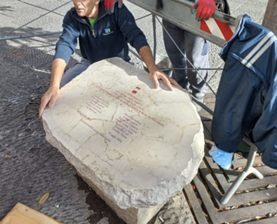 Napoli, vandalizzata la lapide dedicata a Falcone e Borsellino