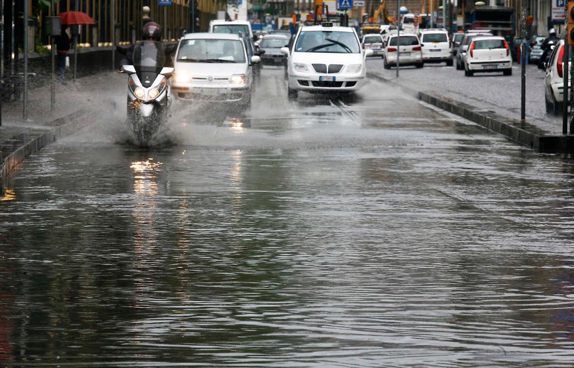 Maltempo in Campania, domani allerta arancione