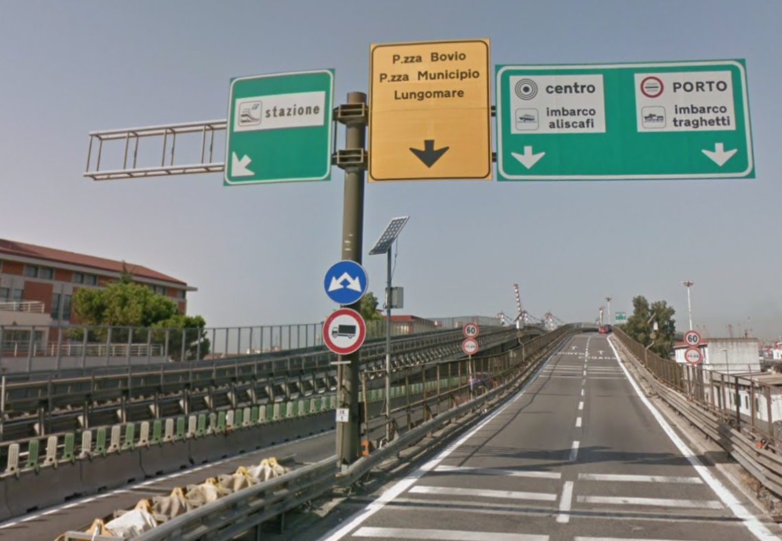 A3, svincolo via Marina chiuso per lavori