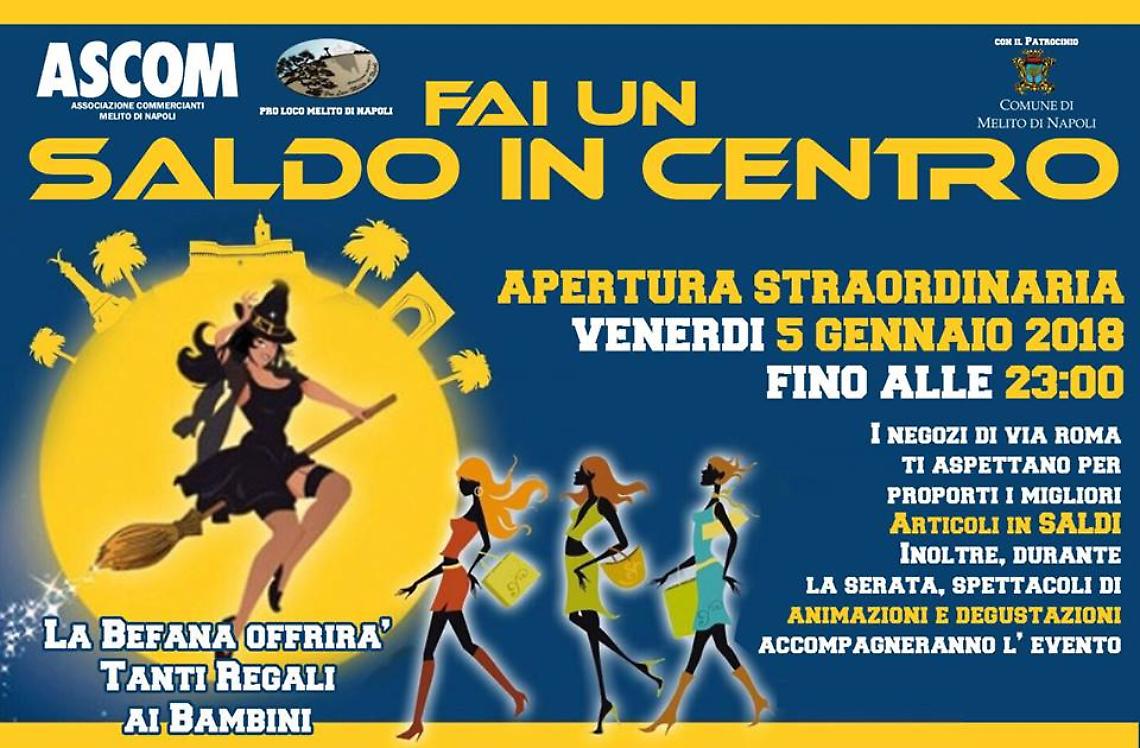 "Fai un saldo in centro&rdquo;, negozi aperti fino alle 23 