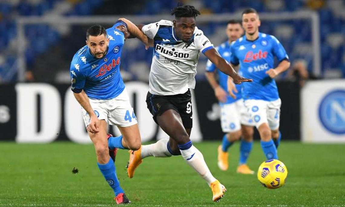 Napoli-Atalanta 0-0, termina a reti inviolate la semifinale d'andata di Coppa Italia 