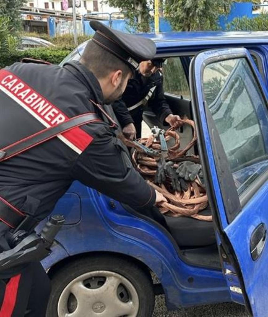 Rubano 200 chili di rame dal depuratore di Baia Domizia, arrestati