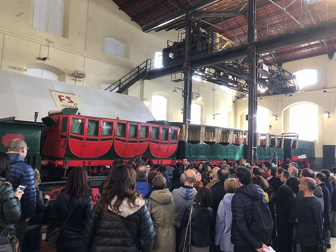 Pietrarsa, oltre 2.500 visitatori per il museo ferroviario