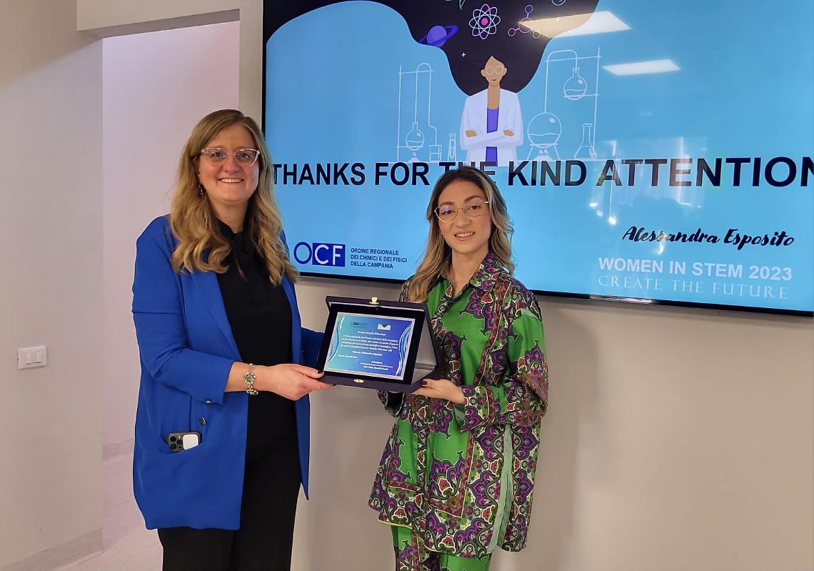 Premio “Ornella Vittorioso” alla neo-chimica Alessandra Esposito