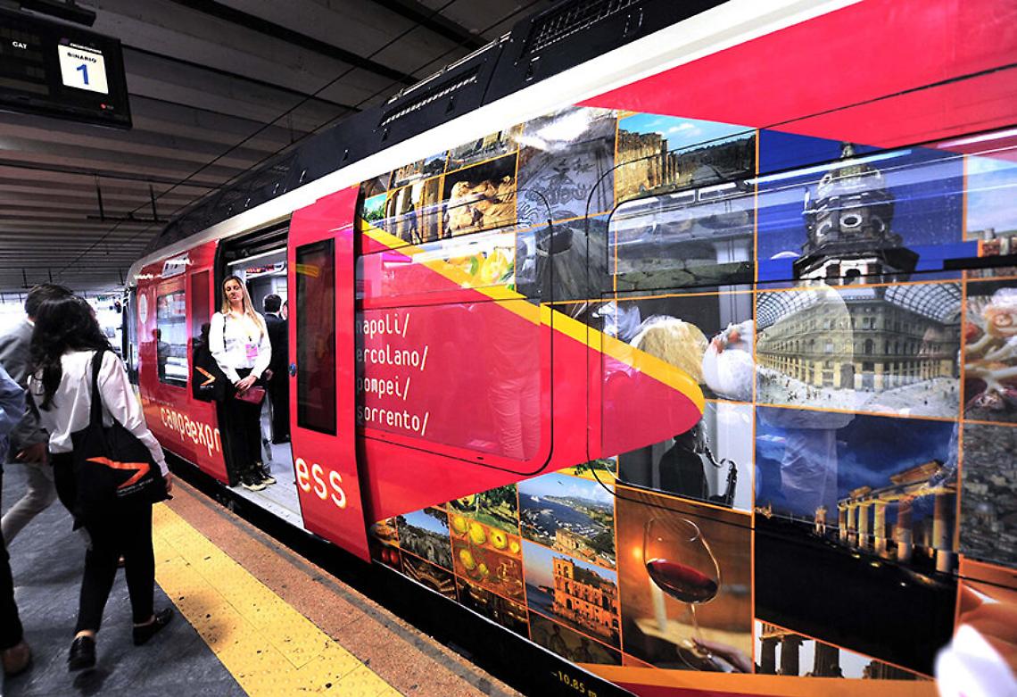 Riparte il treno "Campania Express": da Napoli alle mete archeologiche e turistiche 