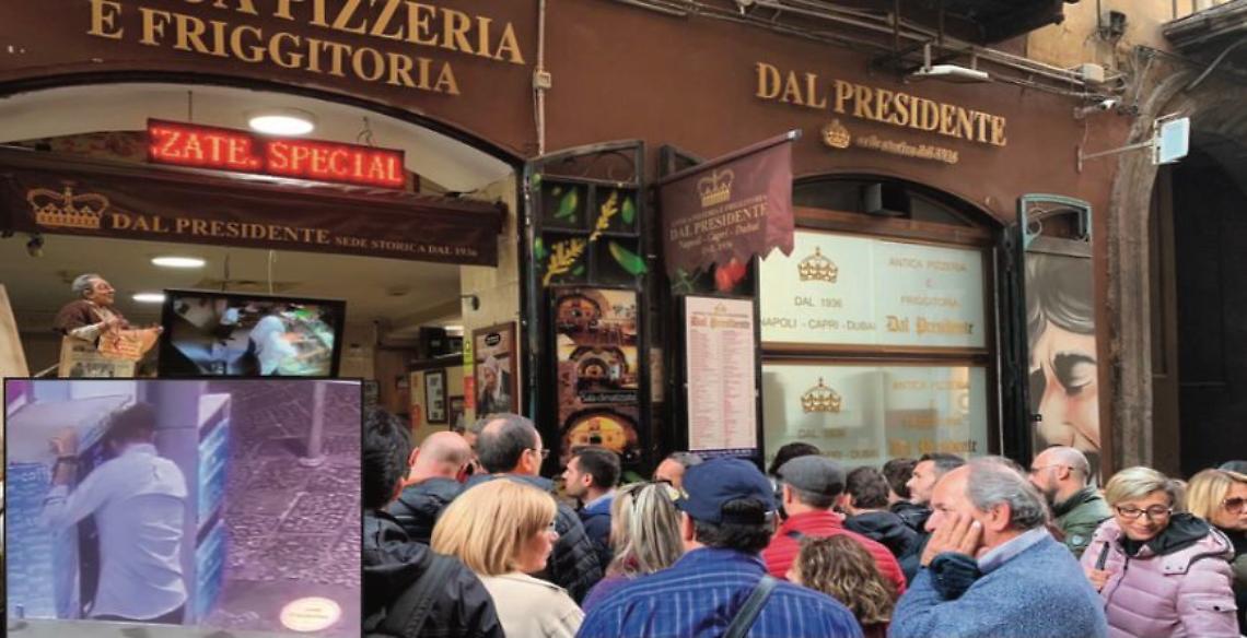 Pizzeria nel mirino della gang