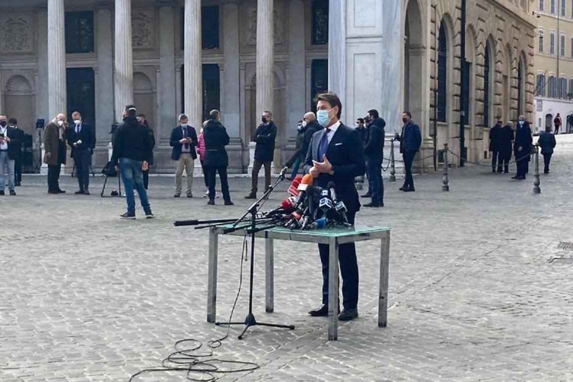 Conte: spero in un esecutivo politico