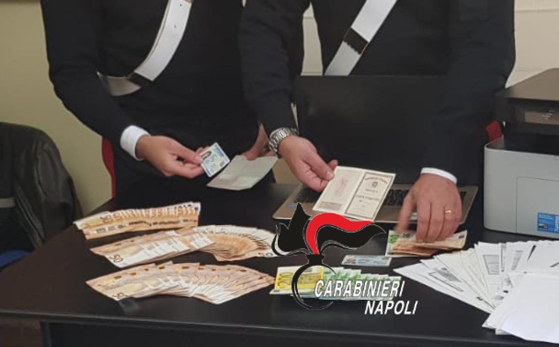 Documenti falsi in casa, conviventi arrestati a Casalnuovo