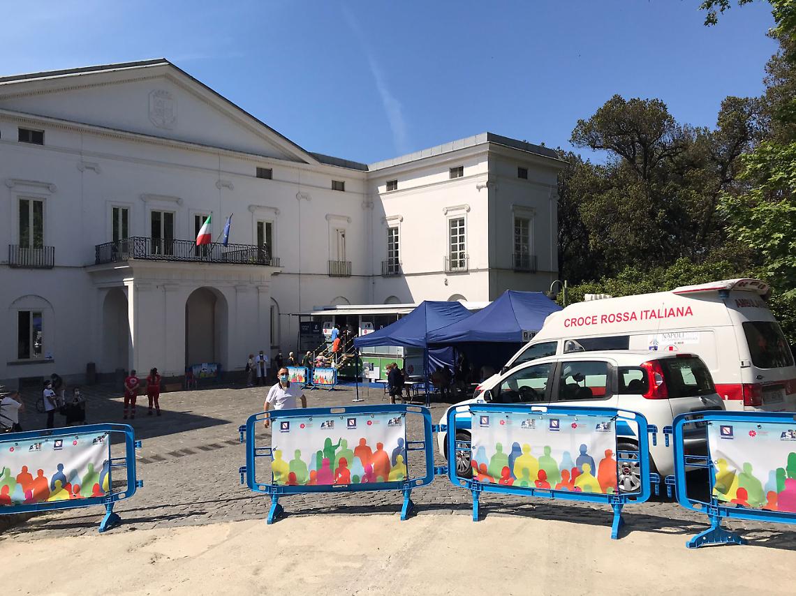 Villa Floridiana, campagna vaccinale continua fino a domenica 