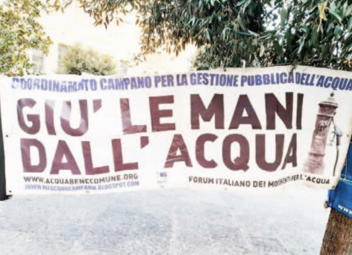 Acqua pubblica, cittadini in piazza e petizione