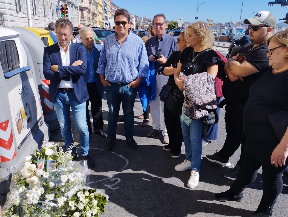 Travolta e uccisa, manifestazione sul Lungomare