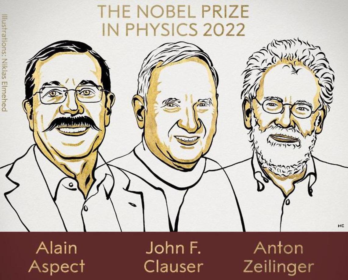 Il Nobel per la Fisica a Aspect, Clauser e Zeilinger