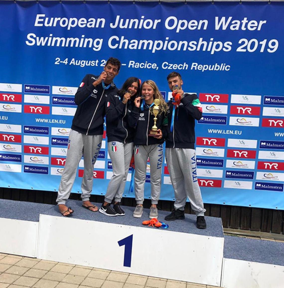 Nuoto di fondo: Eurojrs d’oro per Iaccarino e Amura