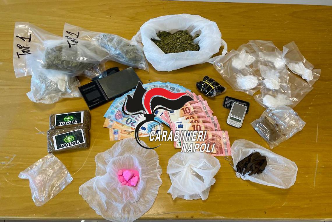 Sequestro al rione Traiano, trovata cocaina rosa in un muro