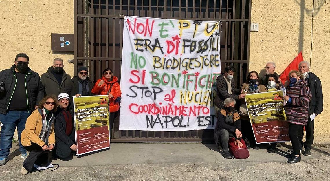 Biodigestore a Ponticelli, il “no” fermo dei comitati