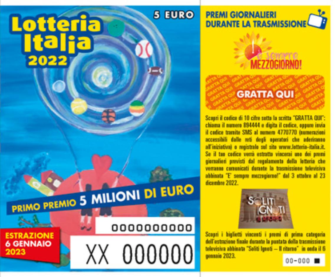 Lotteria Italia: venduti 6 milioni di biglietti, in Campania quasi 600mila