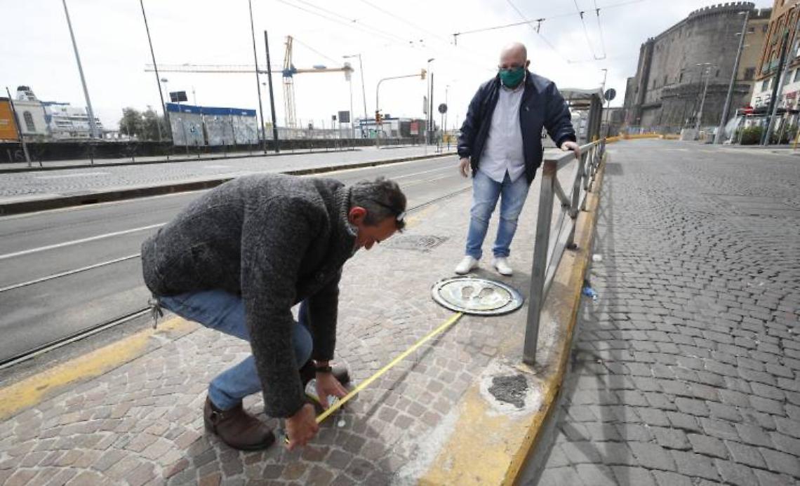 Fase 2, stop funicolare di Mergellina: controlli anti ressa su bus