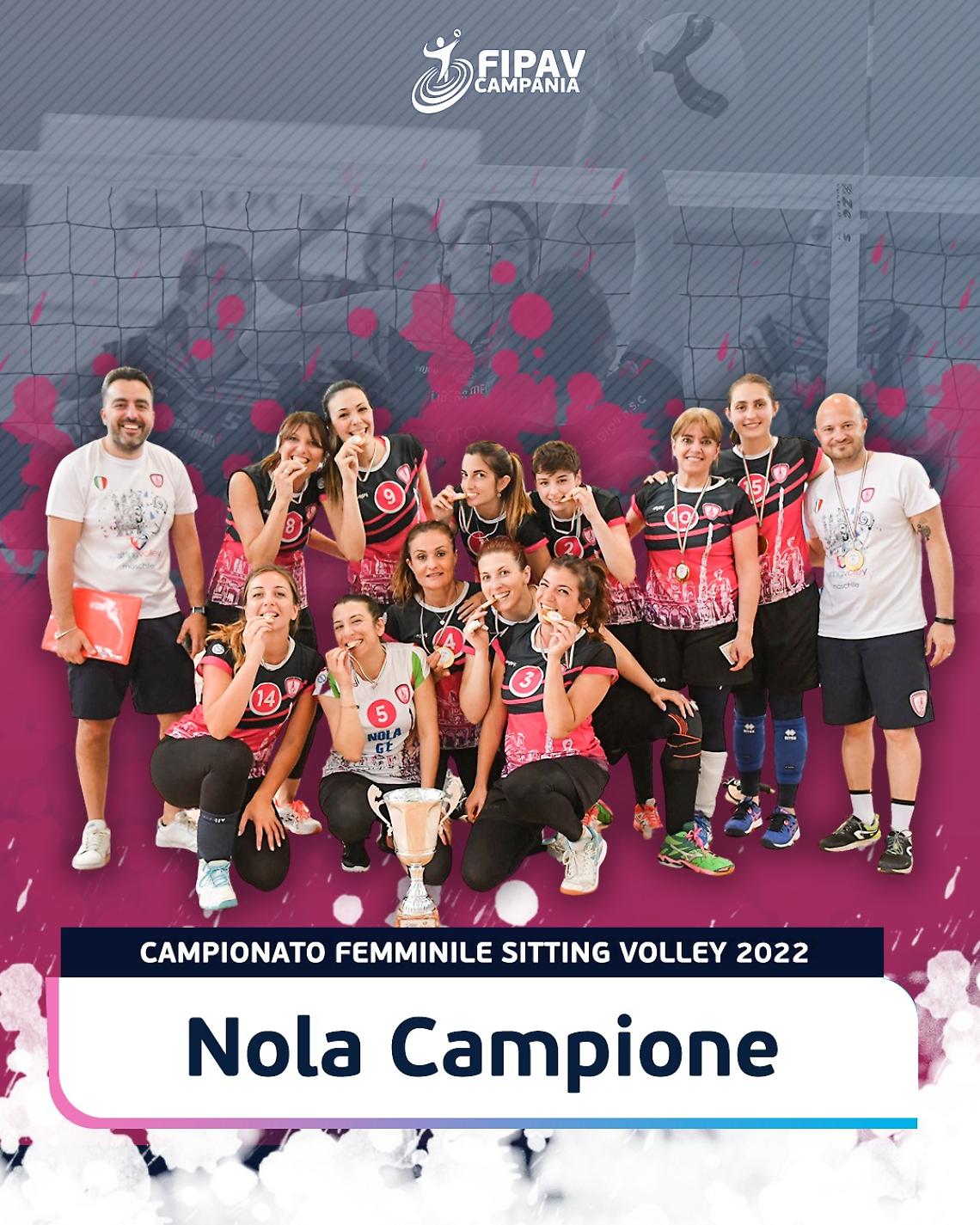 Sitting Volley Femminile, il Nola conquista il titolo regionale