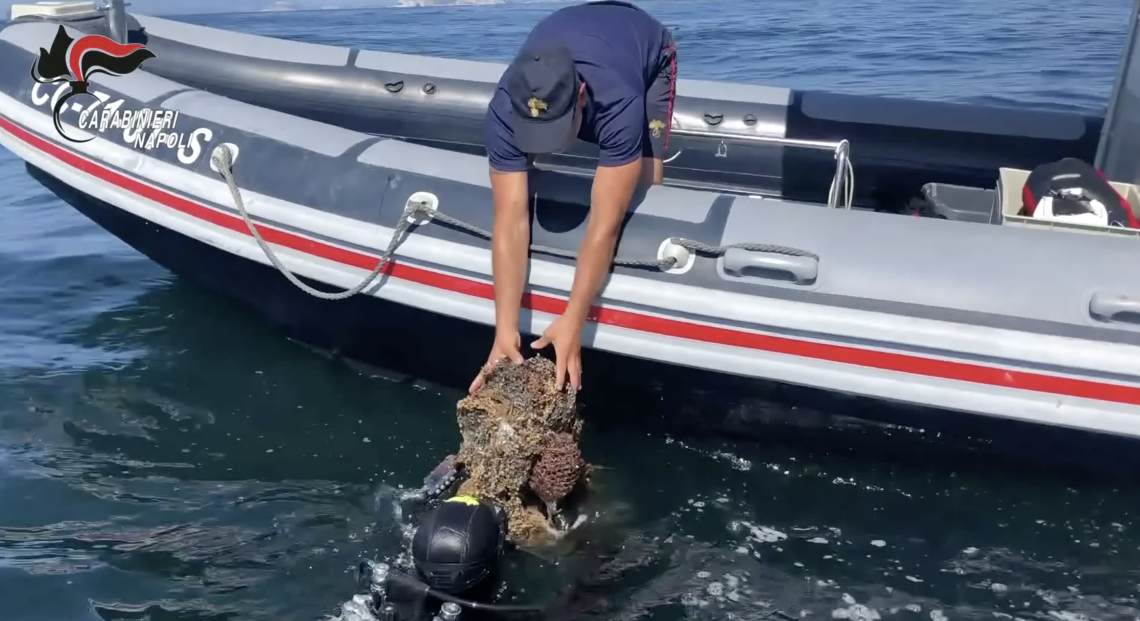 Parco della Gaiola, denunciati 5 “bracconieri del mare"