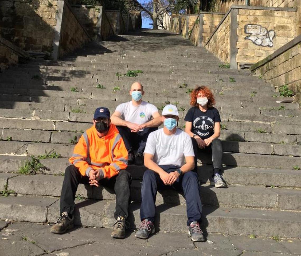 Tondo di Capodimonte, volontari in azione per la bonifica