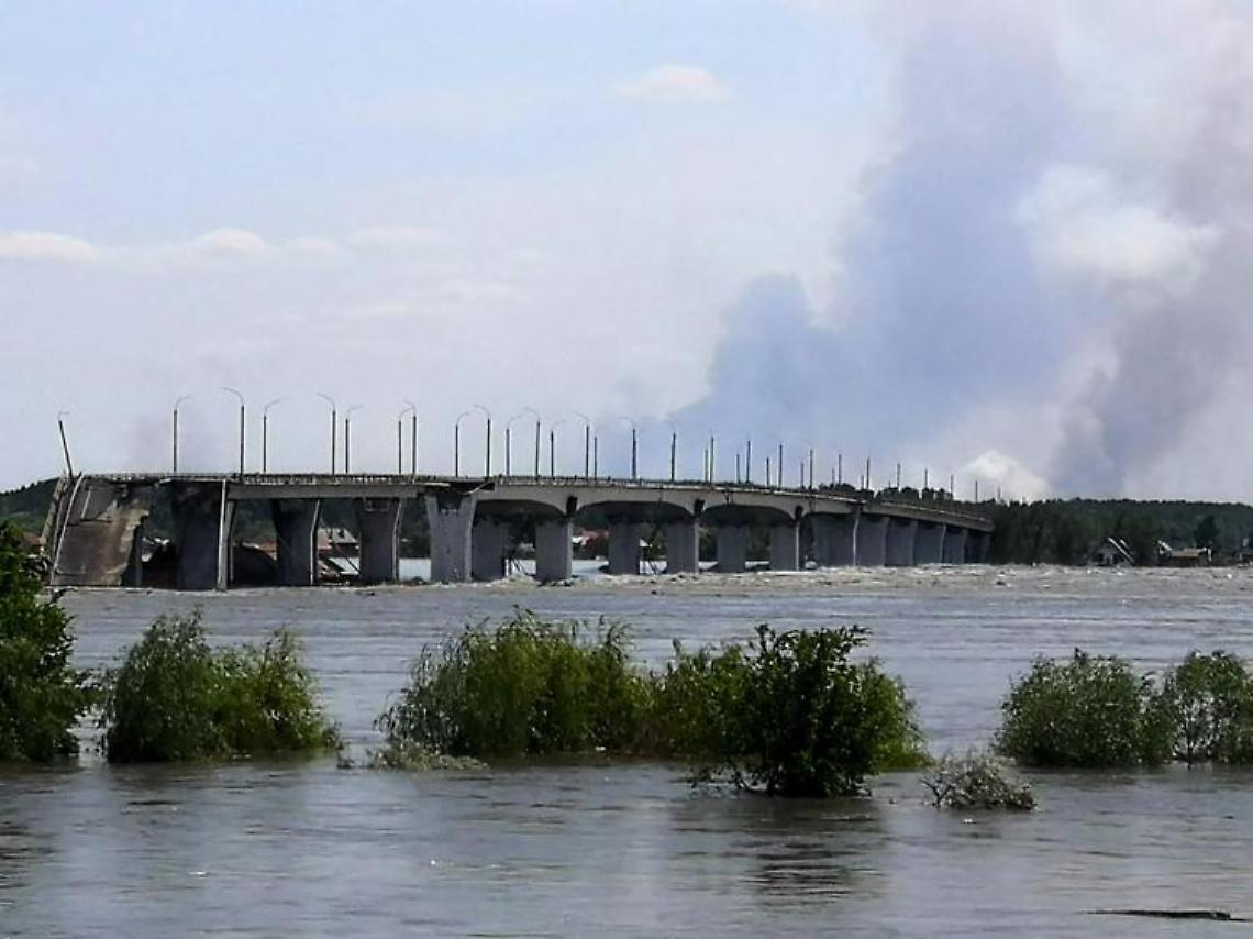 Diga distrutta, allarme Onu: 42mila persone a rischio
