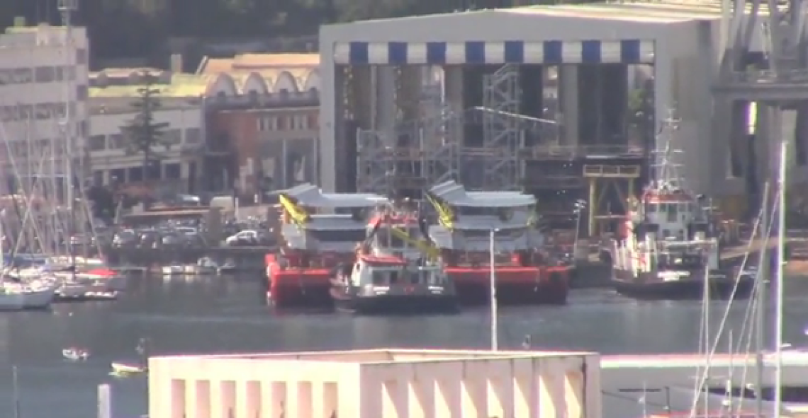 Dal cantiere il 4° invio di componenti per il ponte sul Polcevera... ma poi?